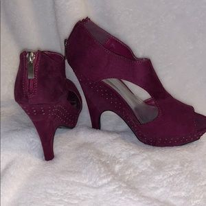 Suede Heels